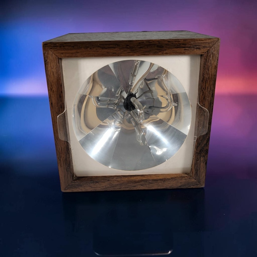 Disco Lite Zenon Strobe Model 1005 Brown Good TESTED Vintage Retro Party Light